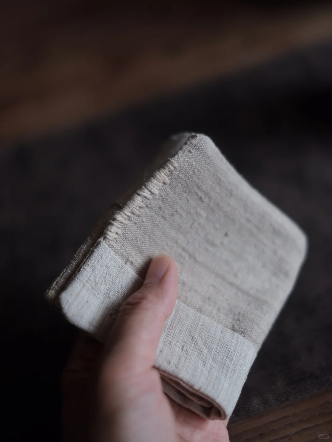 野生柞蚕丝拼布茶巾