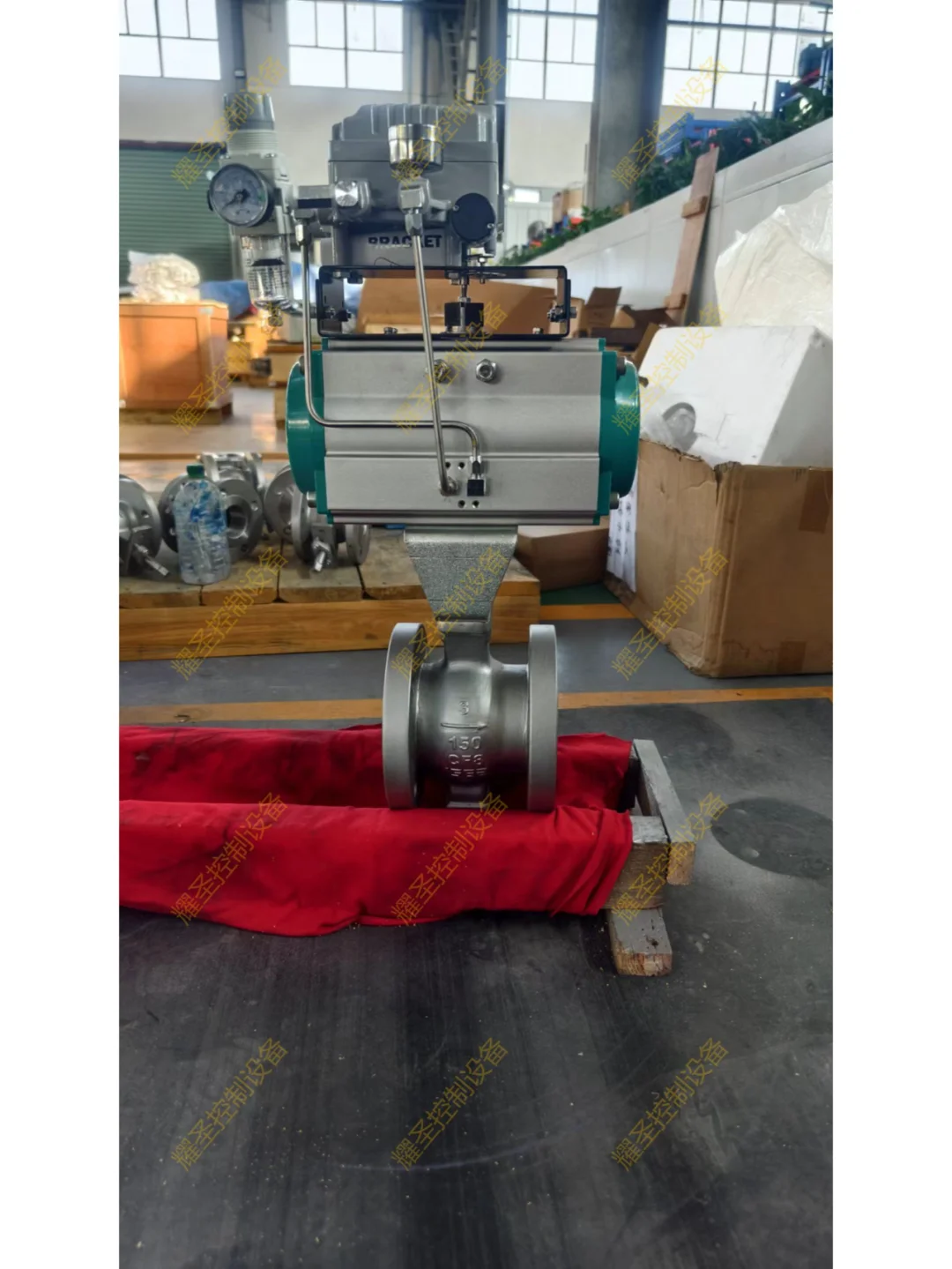 耀圣-电磁气动偏心 V 型球阀