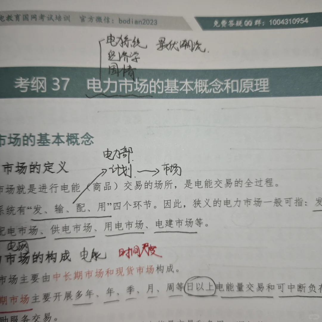 26电网一批备考新型电力系统打卡DAY6