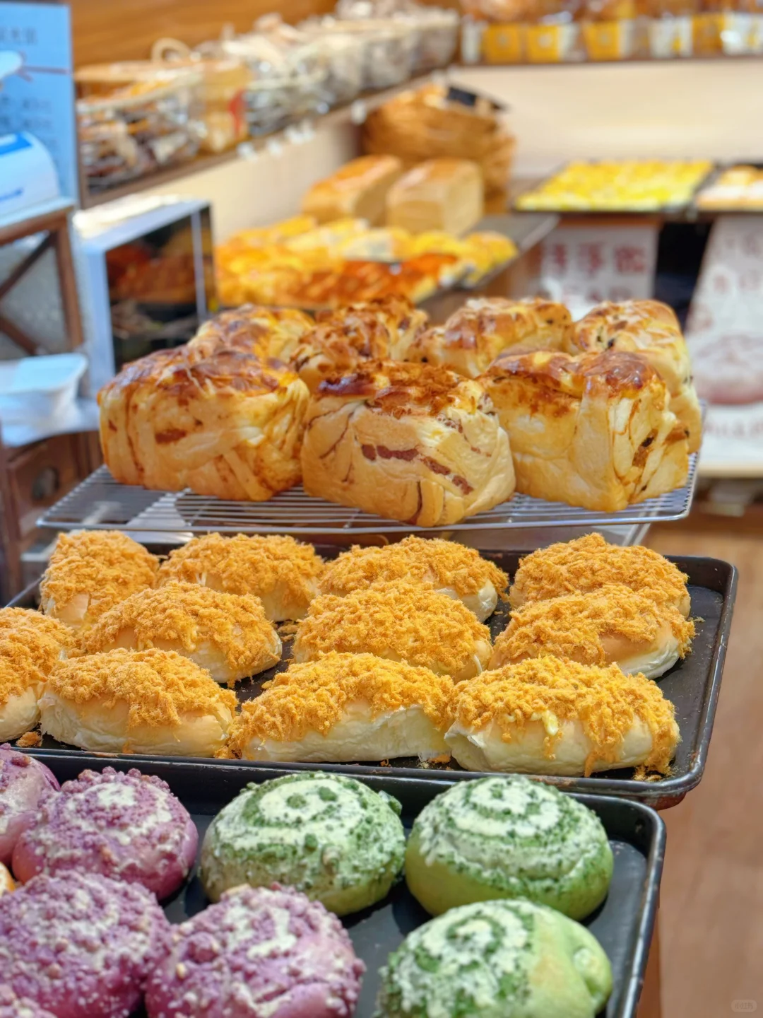 超级治愈的现烤面包