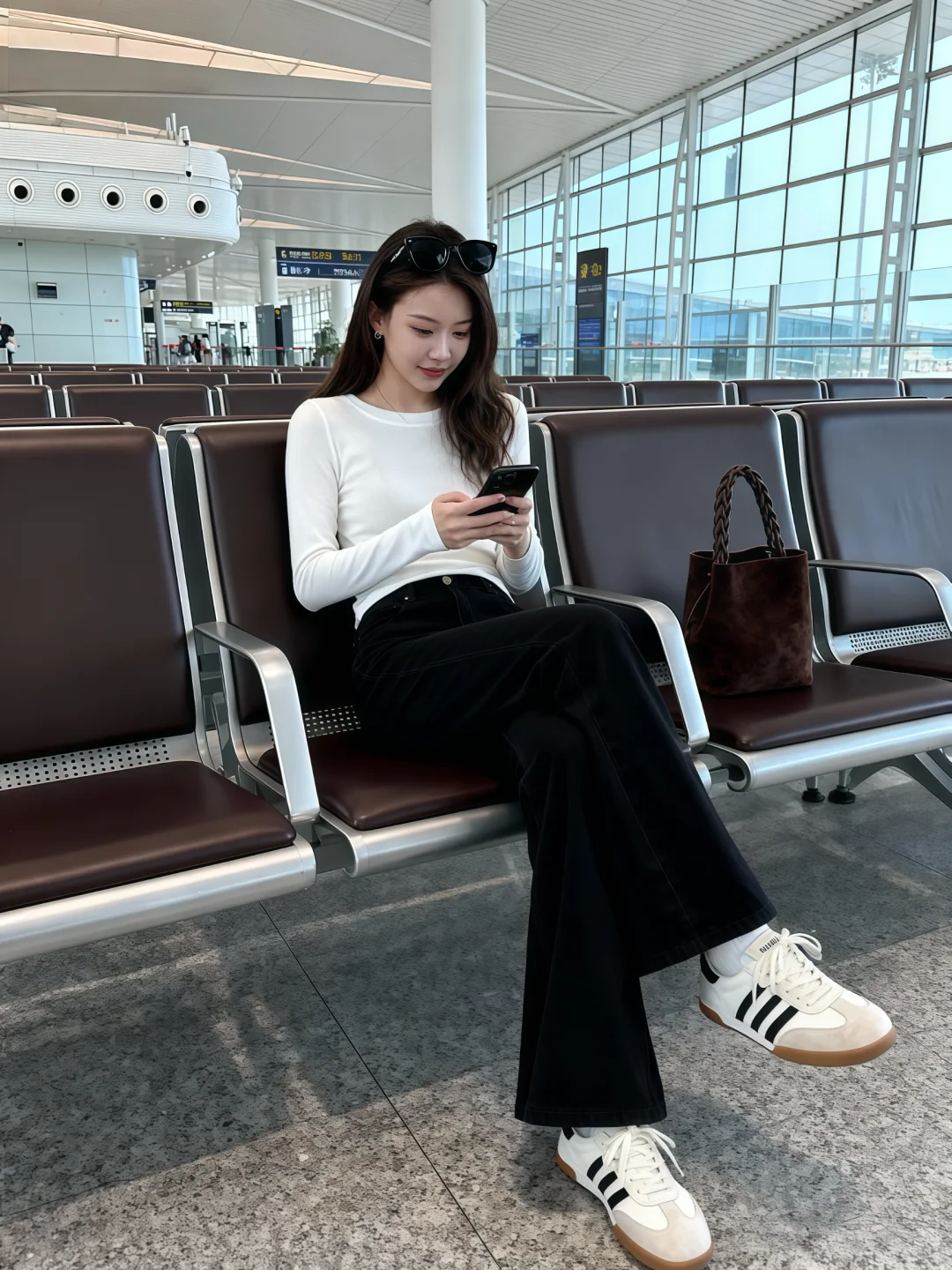 今日通勤穿搭，基础款才是高智感