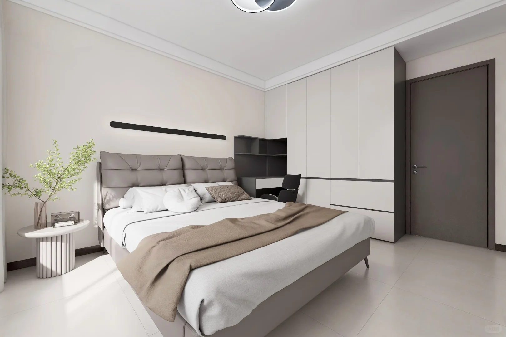 多伦定制丨锦绣豪庭，123平，意式极简！