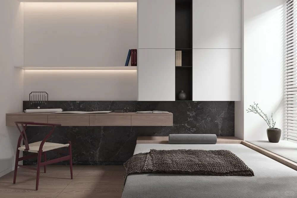 全铝多功能桌柜：极简空间的整合艺术