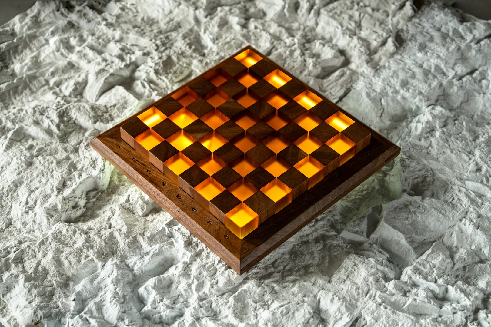 ▪️树脂｜手工定制树脂国际象棋棋盘