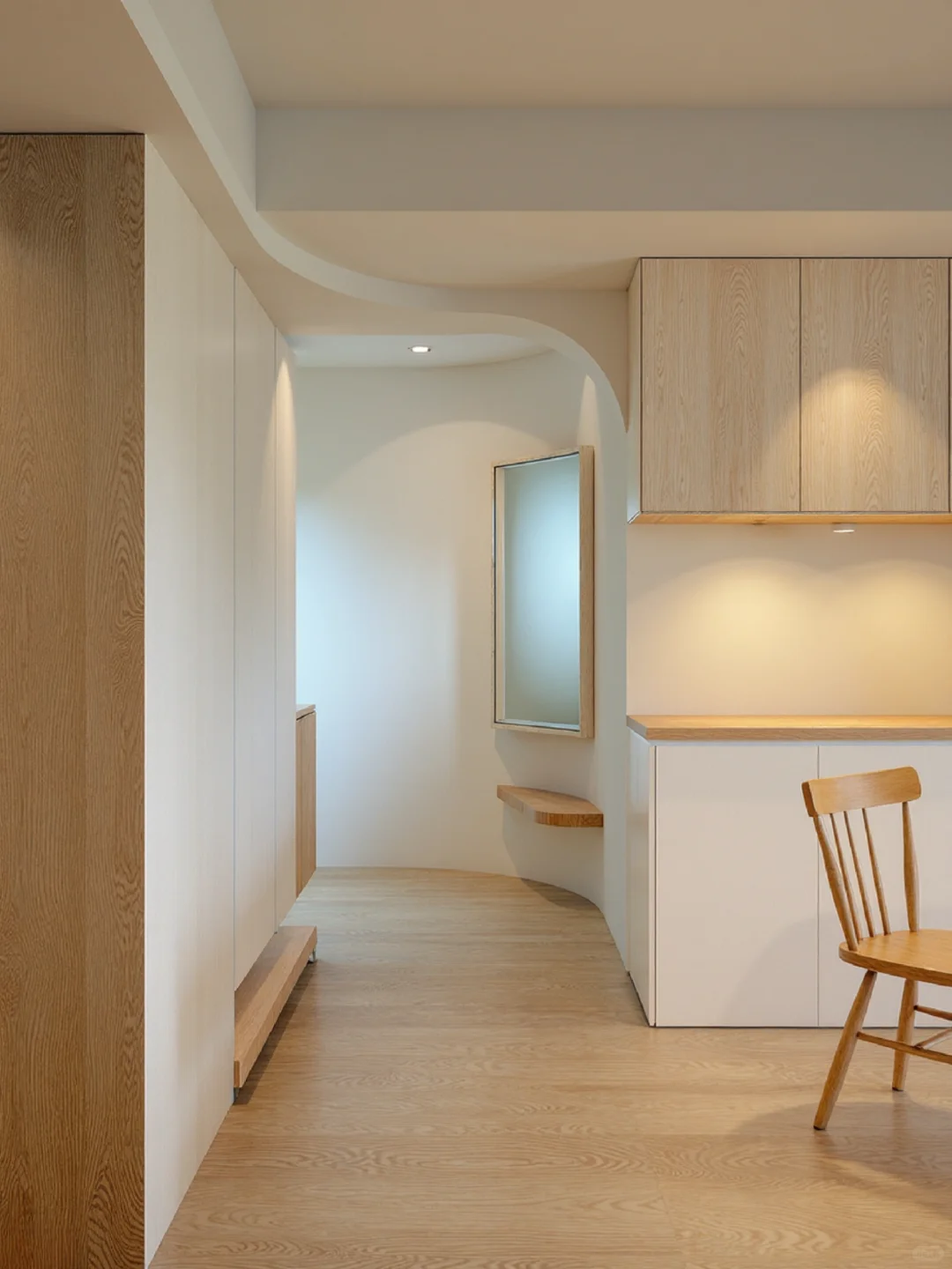 6㎡次卧逆袭?开大！地台书房通透实用飞