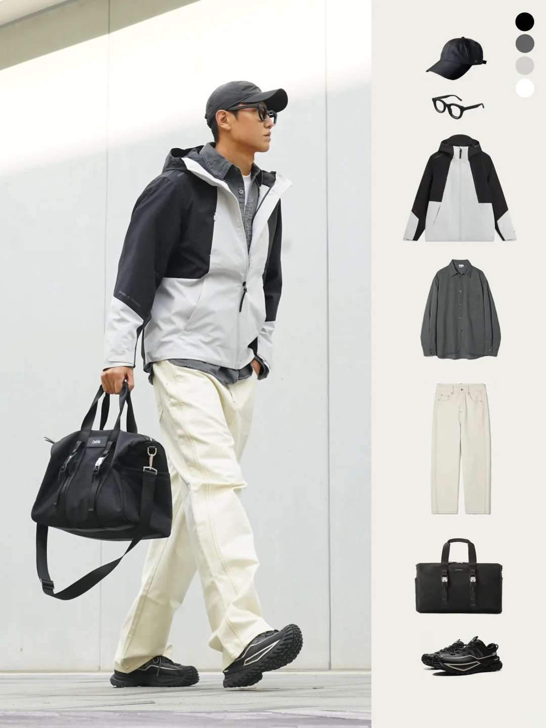 ??40+叔叔｜一件冲锋衣?点亮一周穿搭