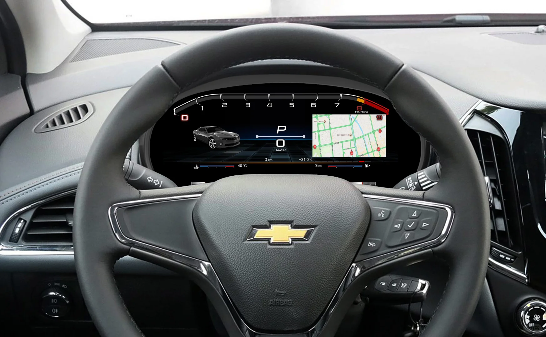 雪佛兰科鲁兹液晶仪表