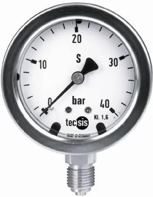 EN 837-1 波登管压力测量仪CE认证