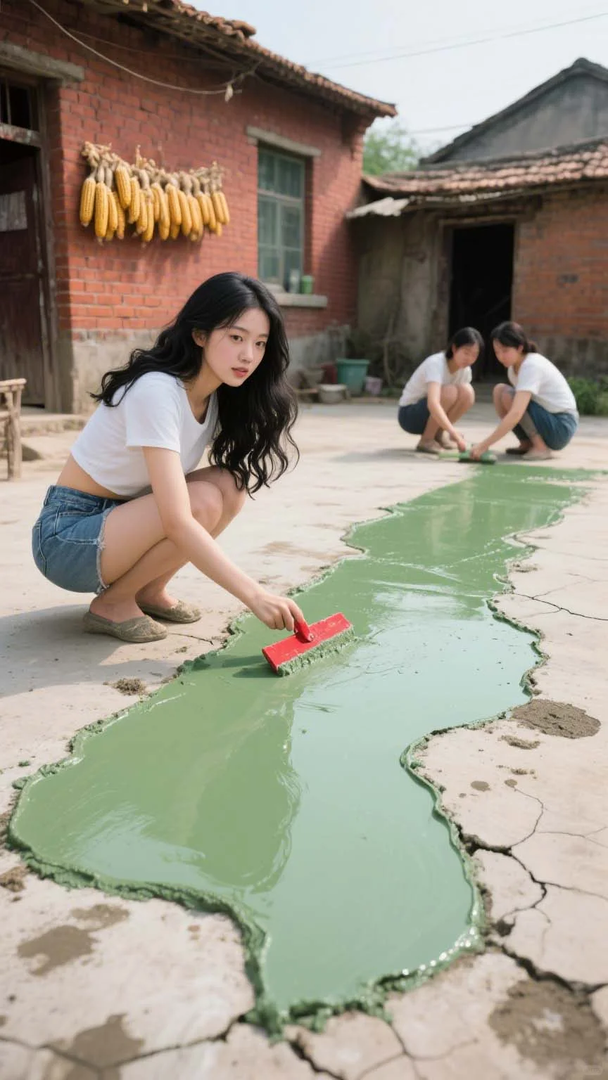 哇塞！路面修复水泥