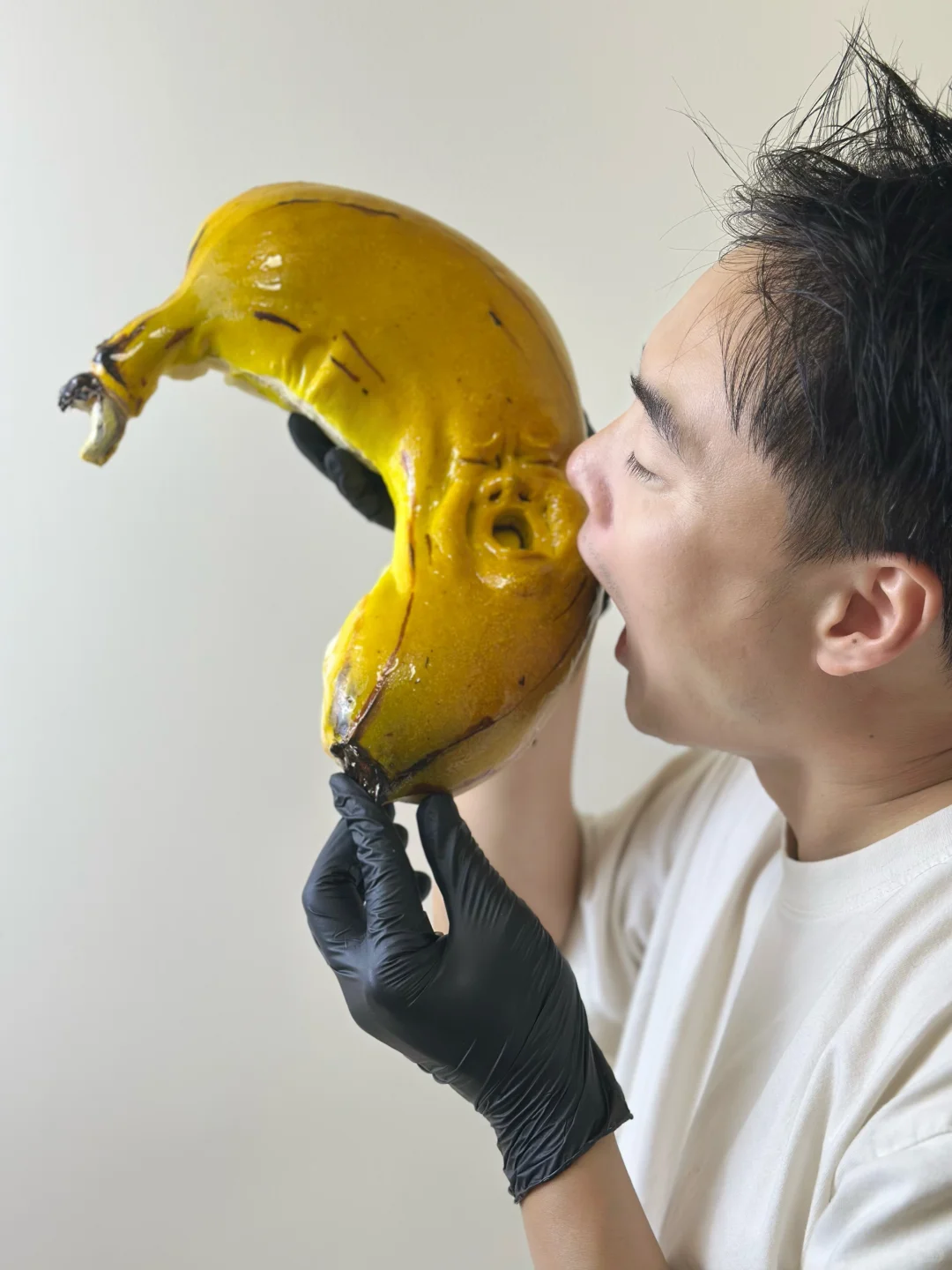 面包香蕉、烘烤前与烘烤后的区别