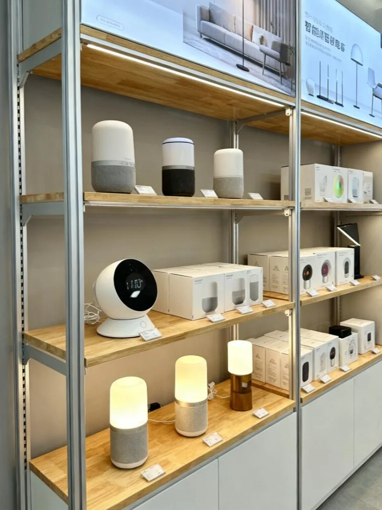 智能家居店陈列架｜这展示架把科技感与质感