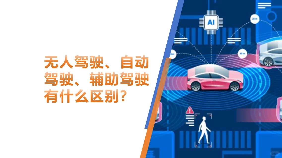 无人驾驶、自动驾驶、辅助驾驶有什么区别？