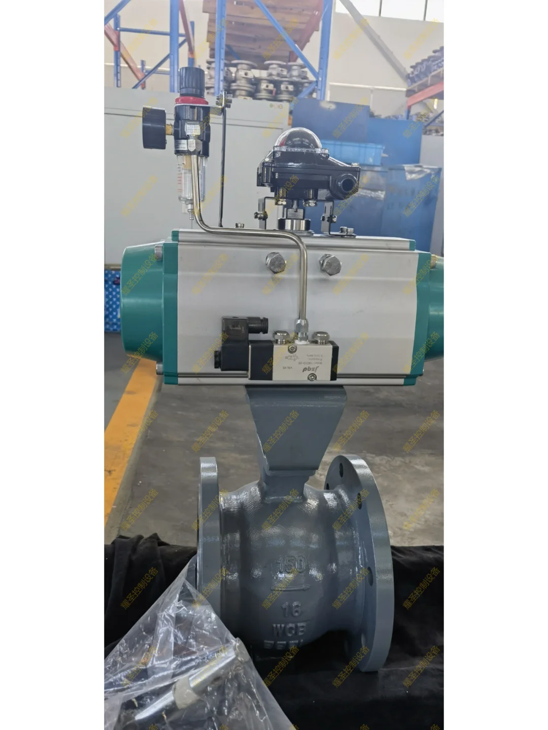 耀圣-电磁气动偏心 V 型球阀