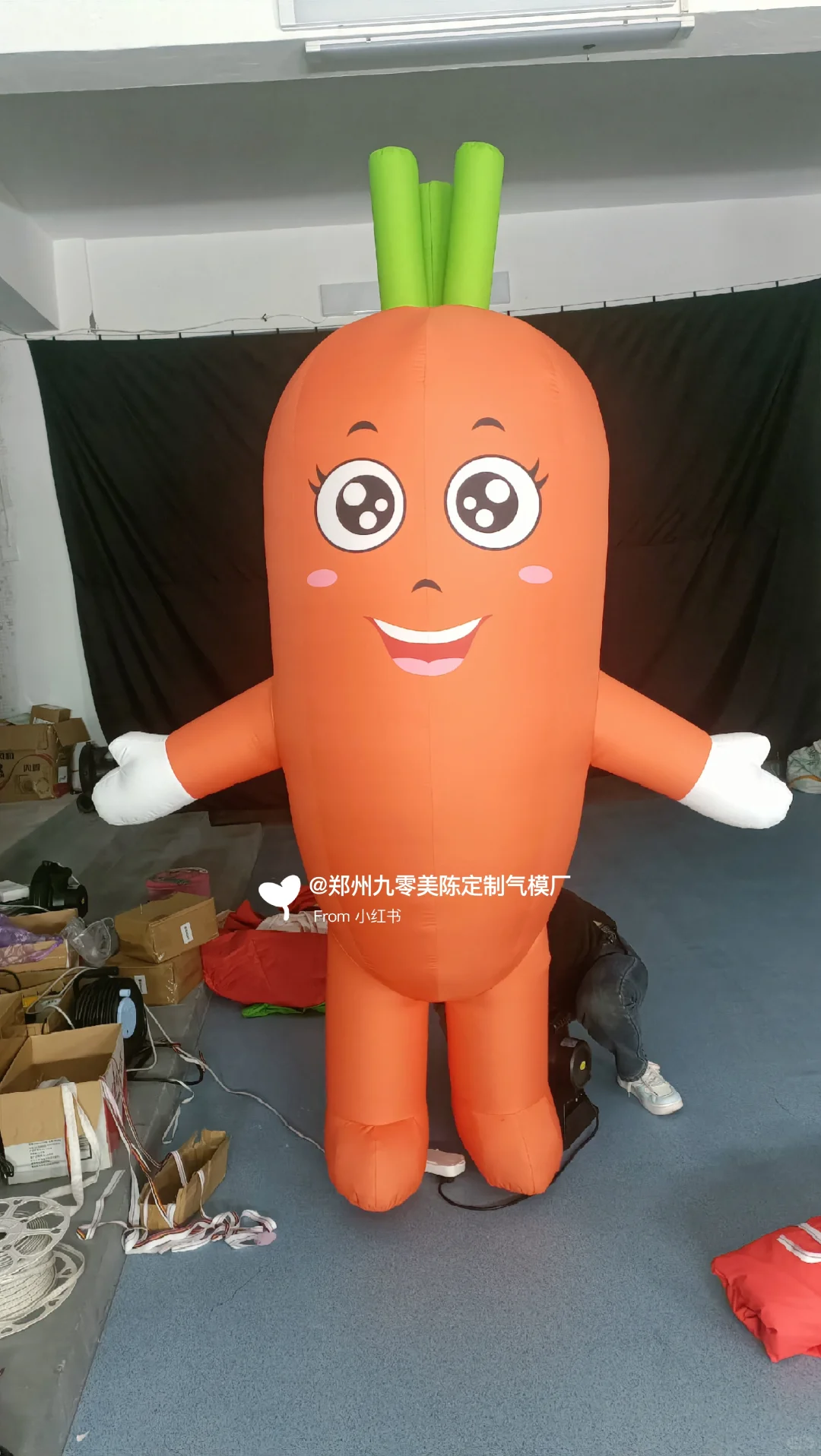 定制蔬菜水果卡通人偶气模，丰收节美陈必备