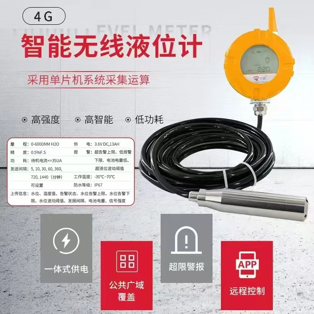 这么牛的4G物联网压力表！！