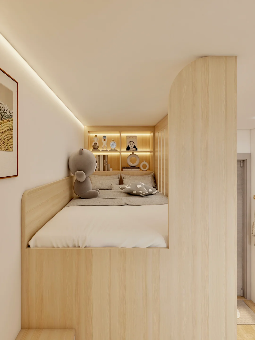 香港14m²公屋?一室改两床住下一家三口人