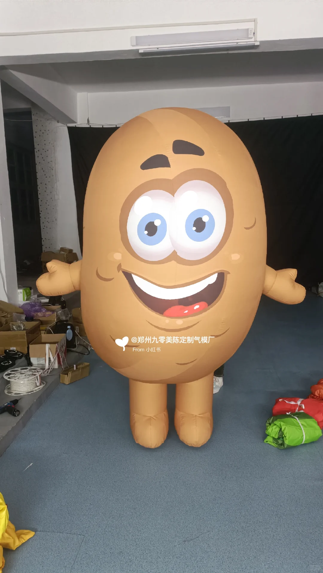 定制蔬菜水果卡通人偶气模，丰收节美陈必备