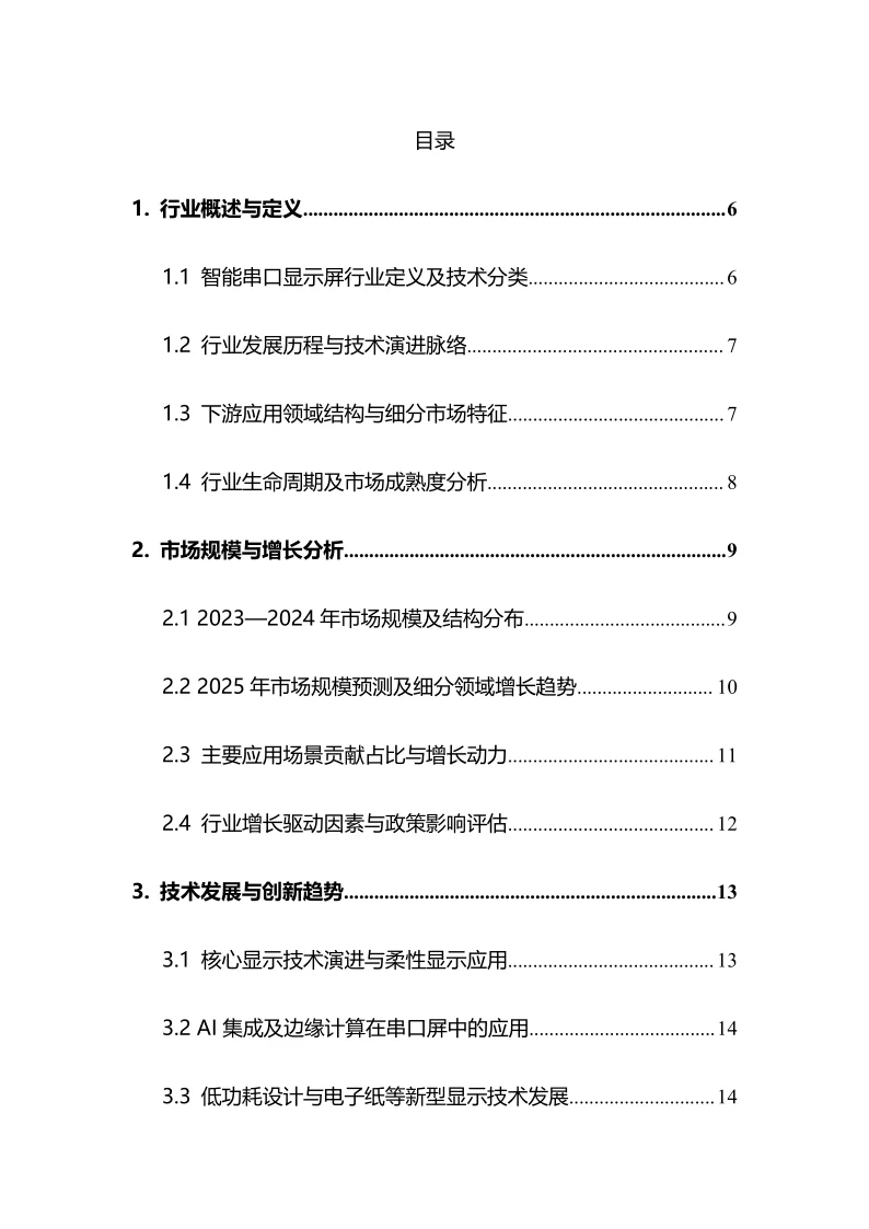2025年智能串口显示屏行业调研分析报告