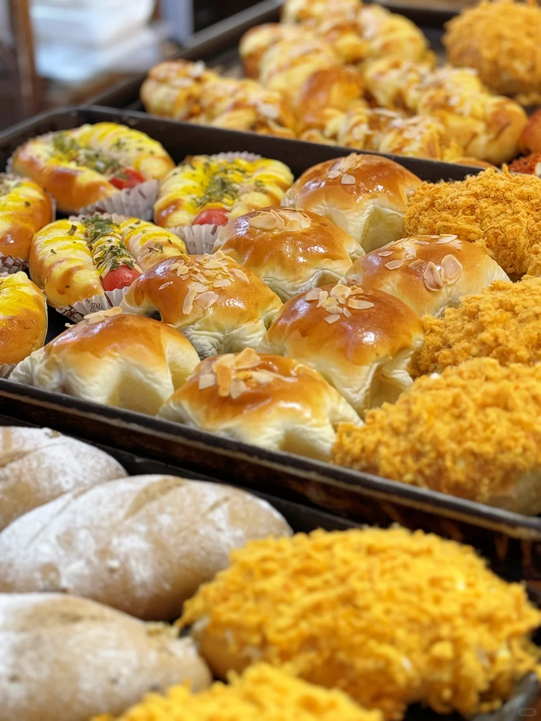 超级治愈的现烤面包