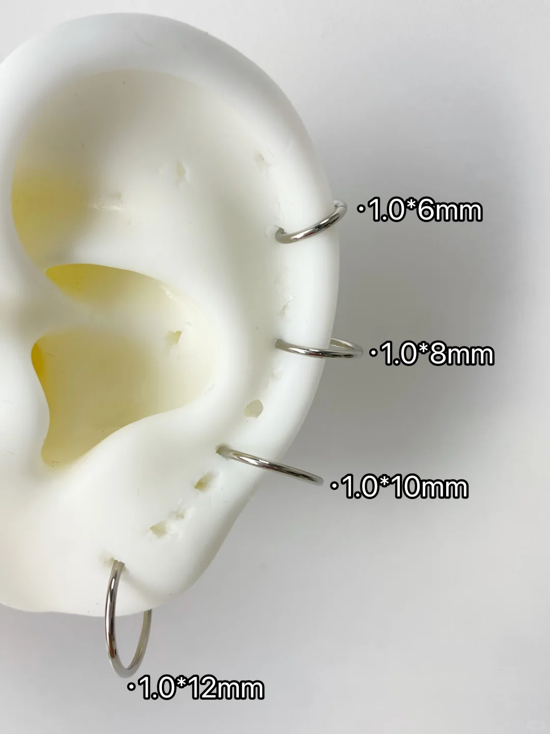 求求敏感耳都去戴它！这款钛合金素圈救大命！