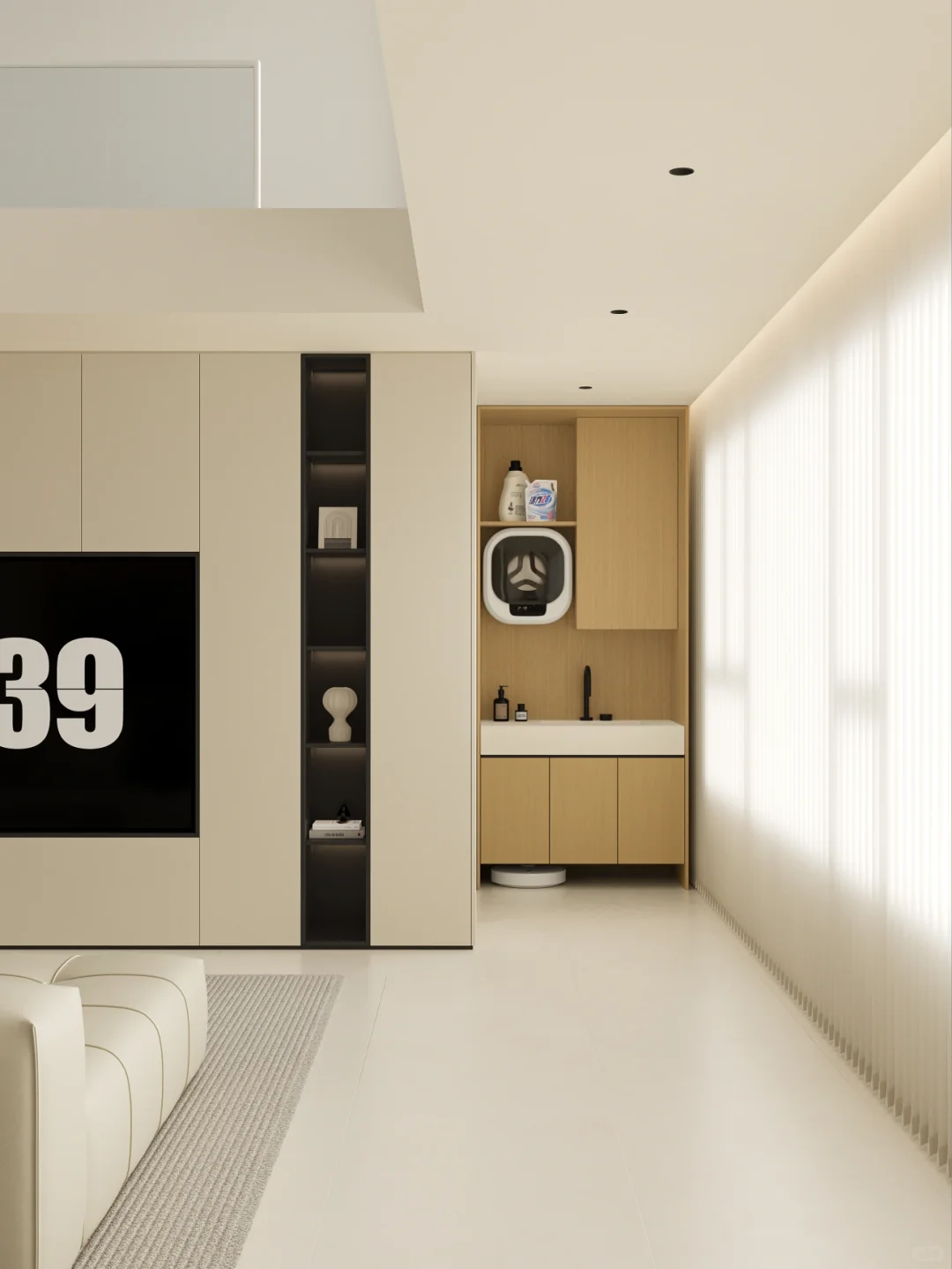 多功能区如何设计❓增加空间实用面积✔️