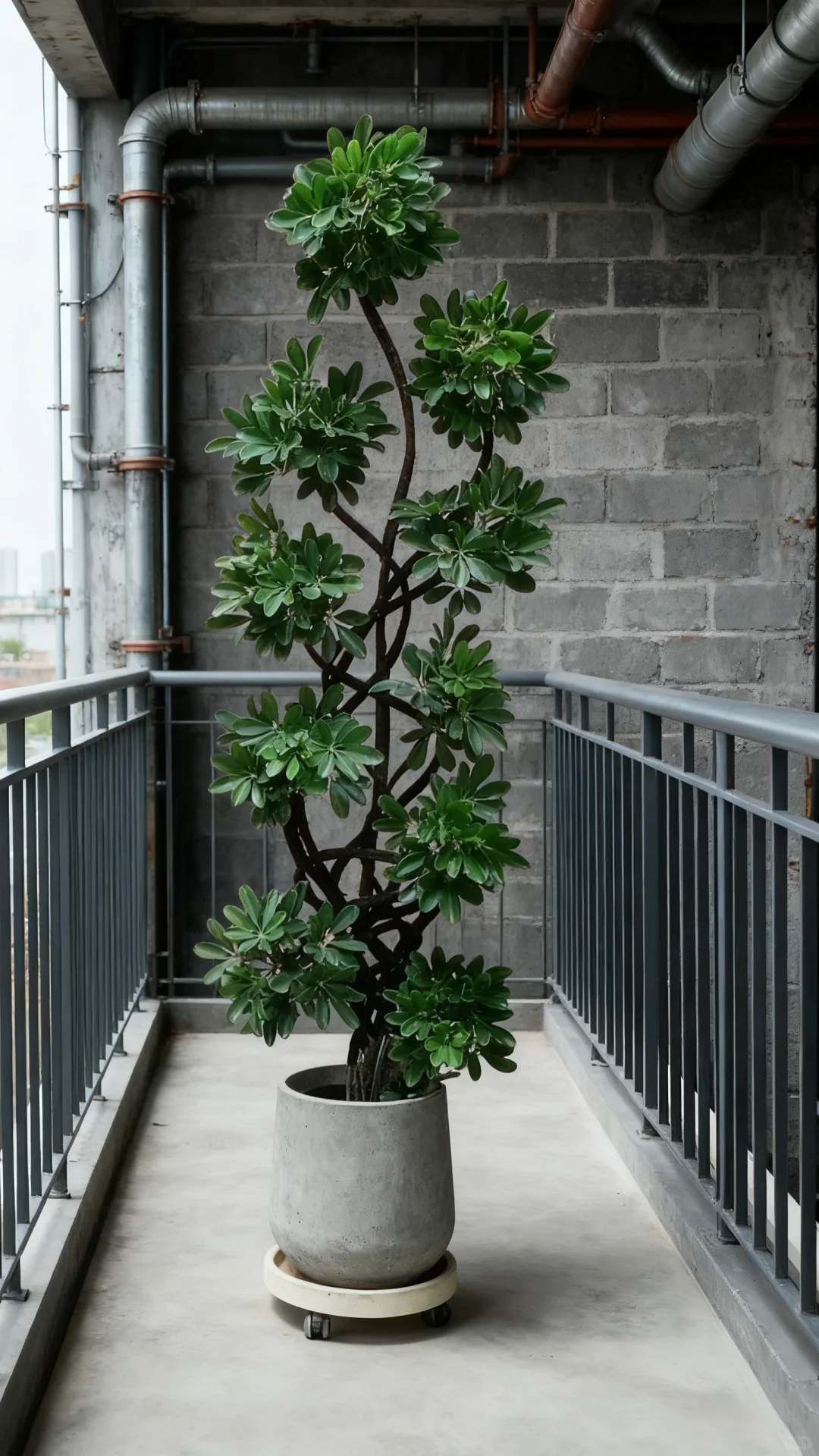 ⚙️工业风家居｜这棵绿植直接把酷飒感拉满