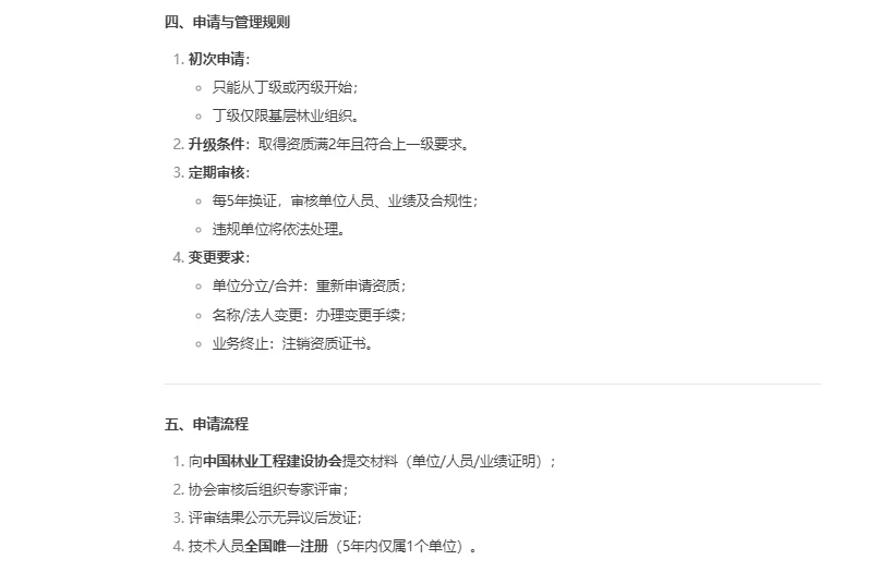 我们单位能申请哪个级别的林业调查设计规划