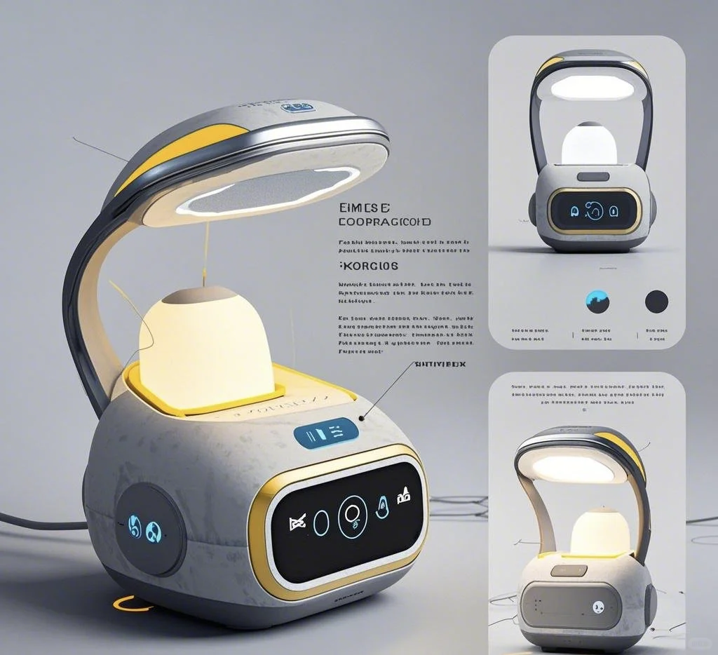 概念学习伴侣台灯:启明！你懂学习它懂你！