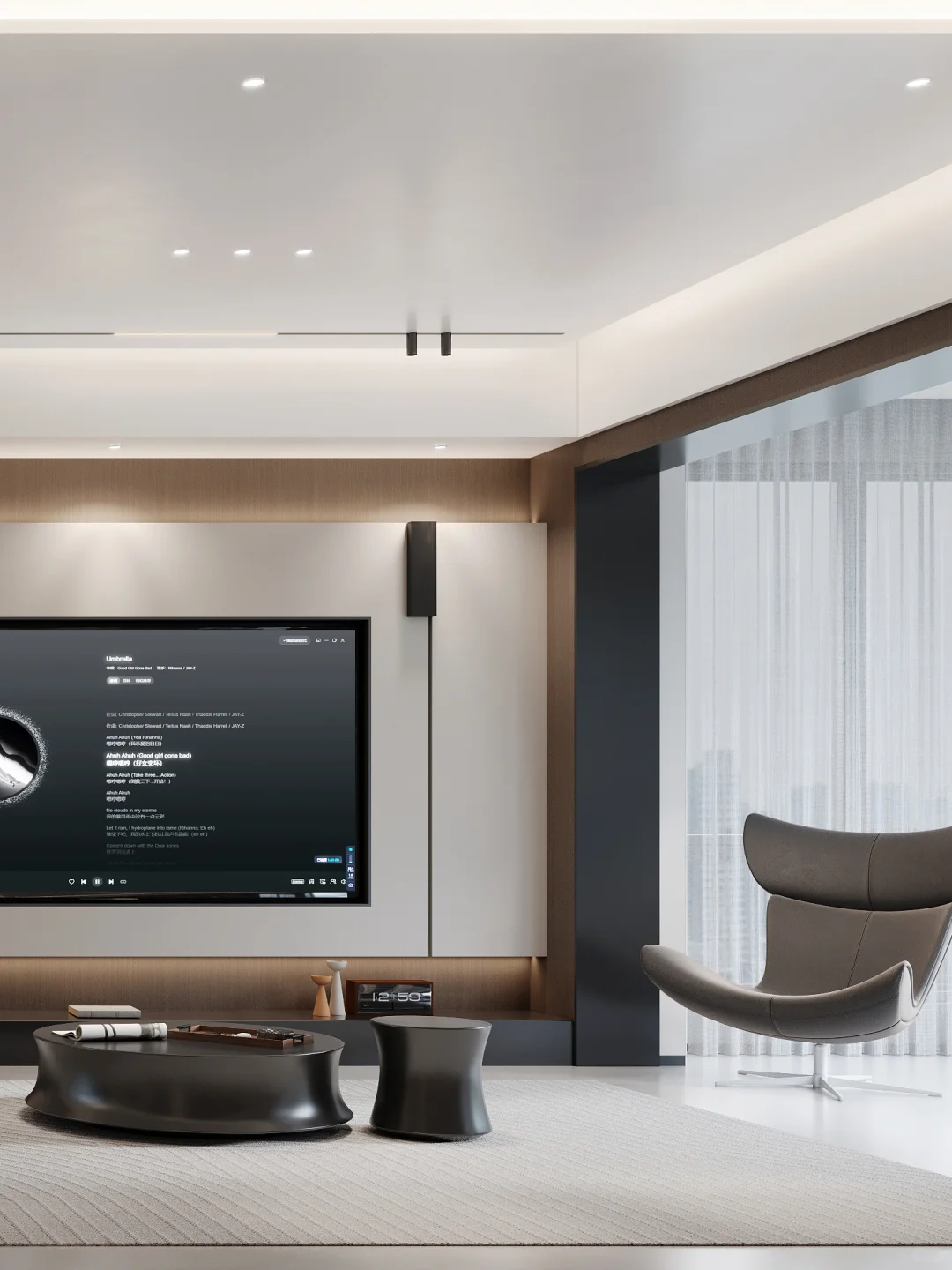 近期案例｜中交滨海一家四口简约风的家