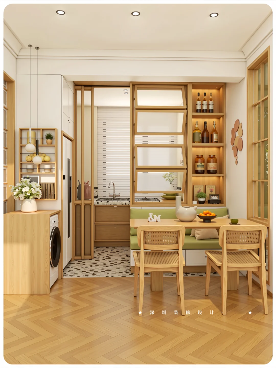 55㎡爆改5房?，双儿童房超强收纳豪宅感