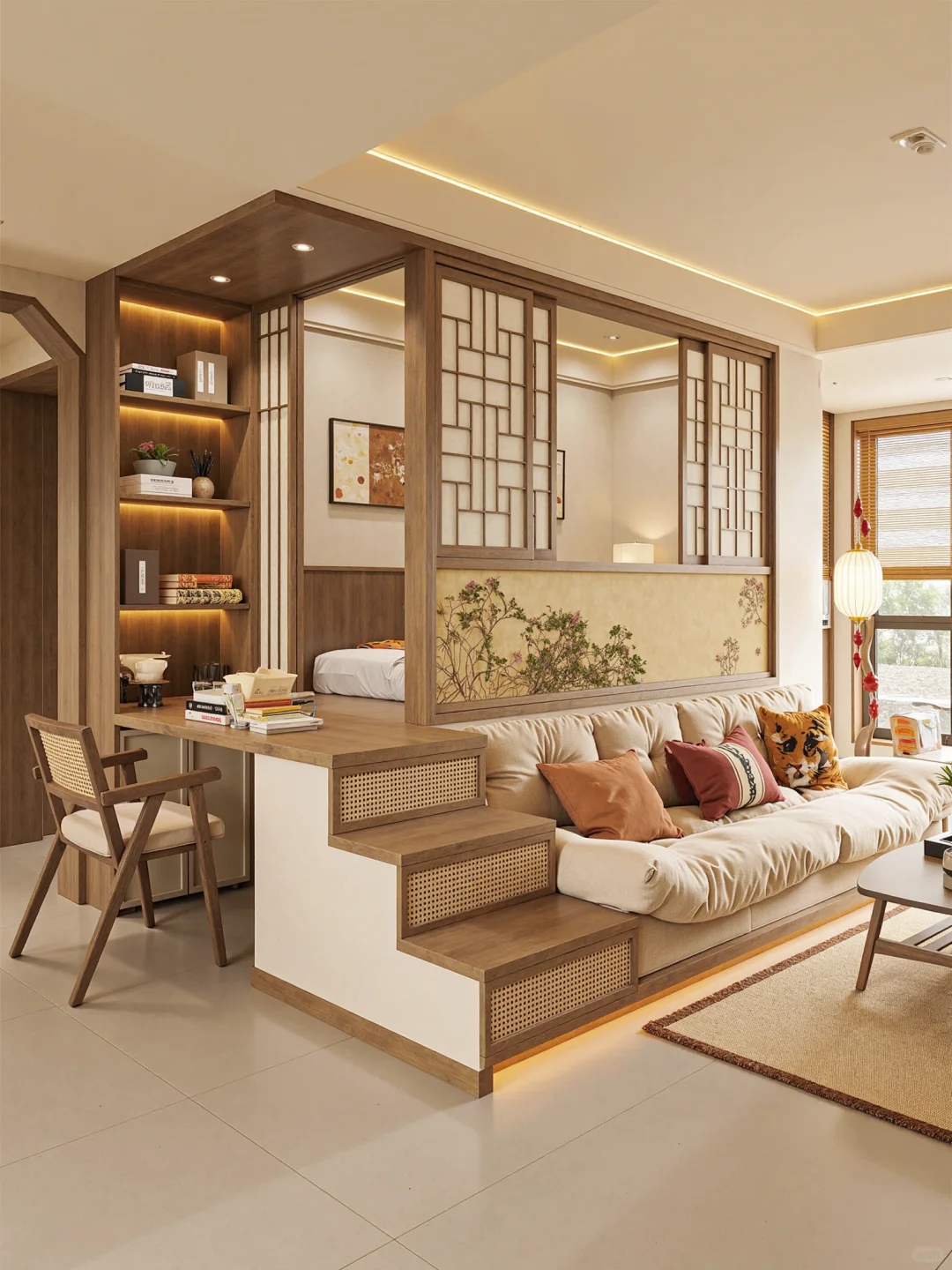 ?被业主狂夸的宋式新家!一房三用到极致