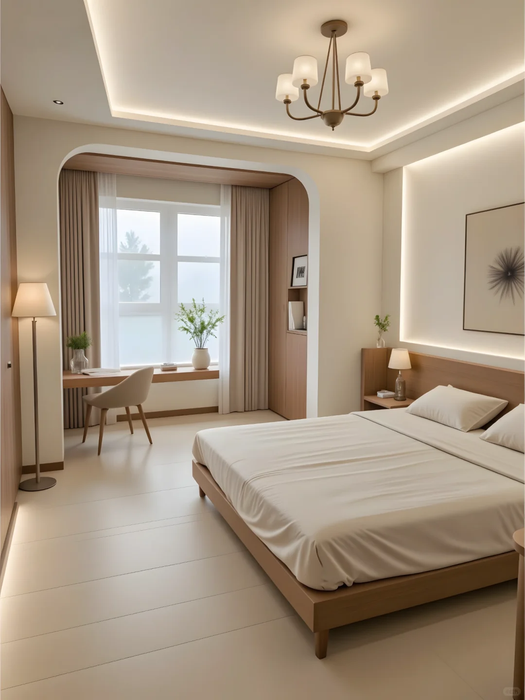 123平，极简中古风，舒适又温馨