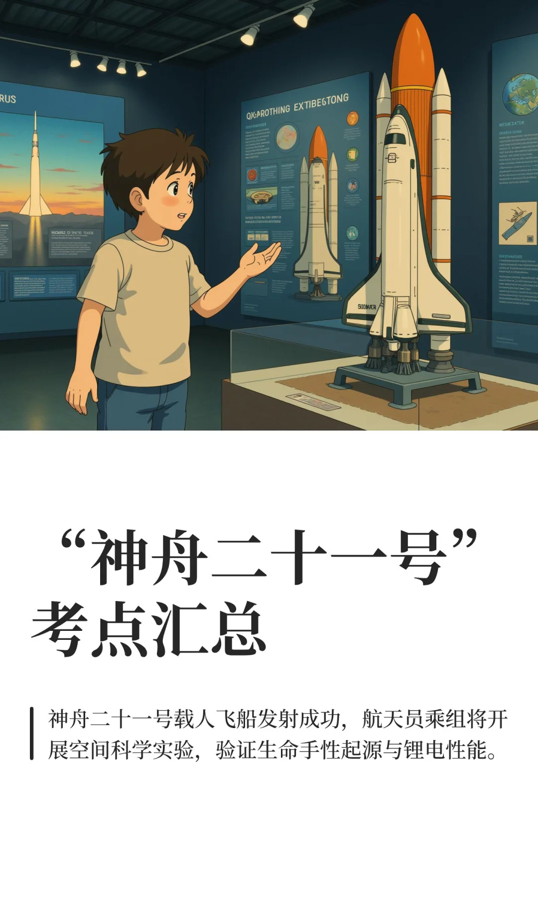 “神舟二十一号”考点汇总