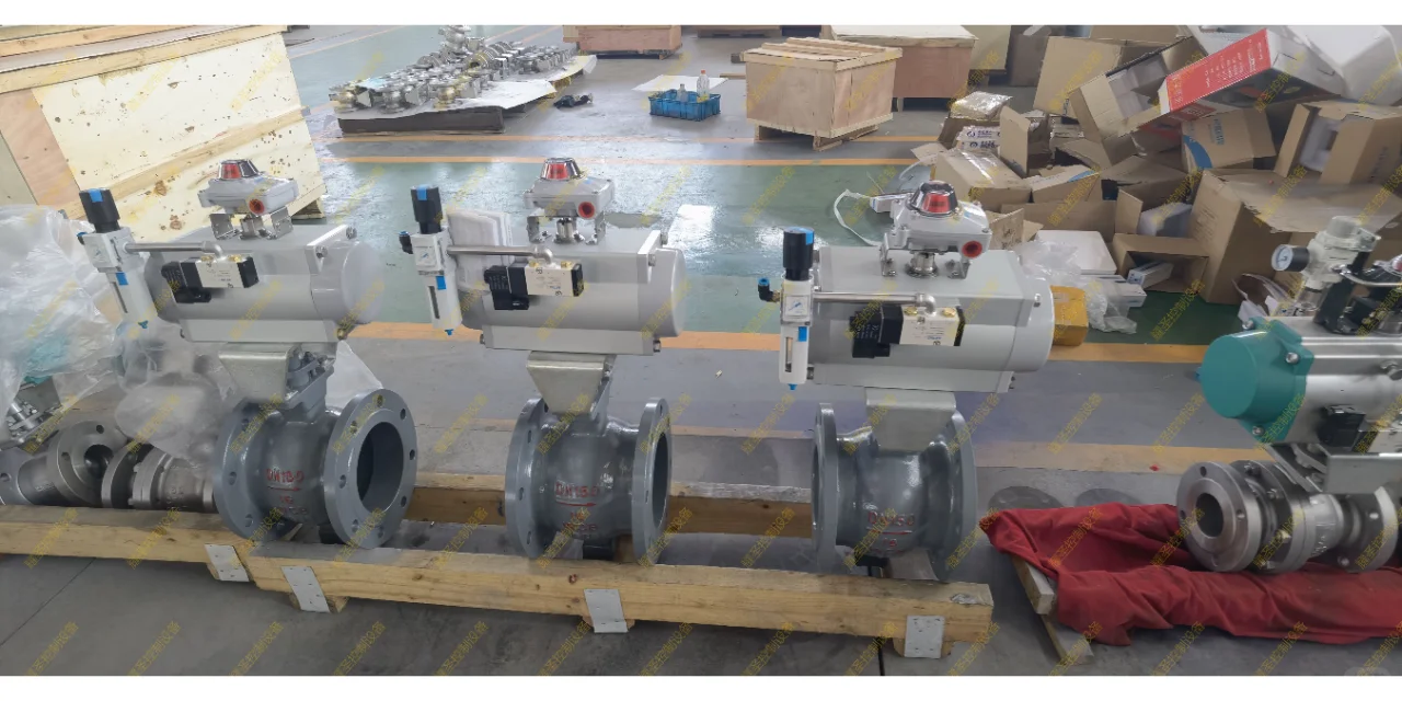 耀圣-电磁气动偏心 V 型球阀