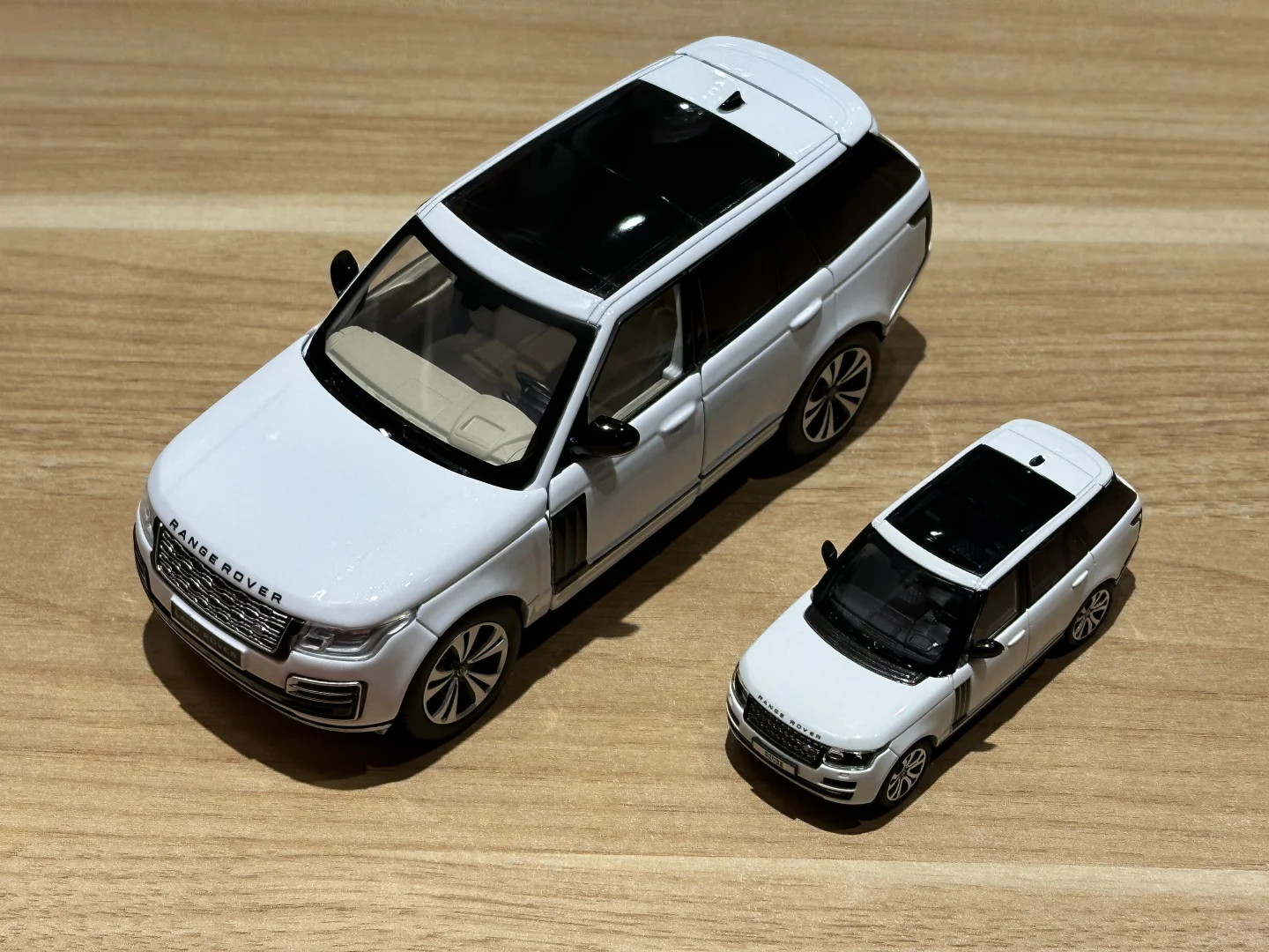 JKM老款路虎揽胜行政白色！32比例