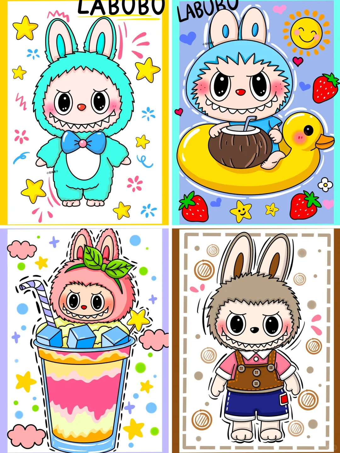 儿童画/《拉布布合集》/儿童创意美术