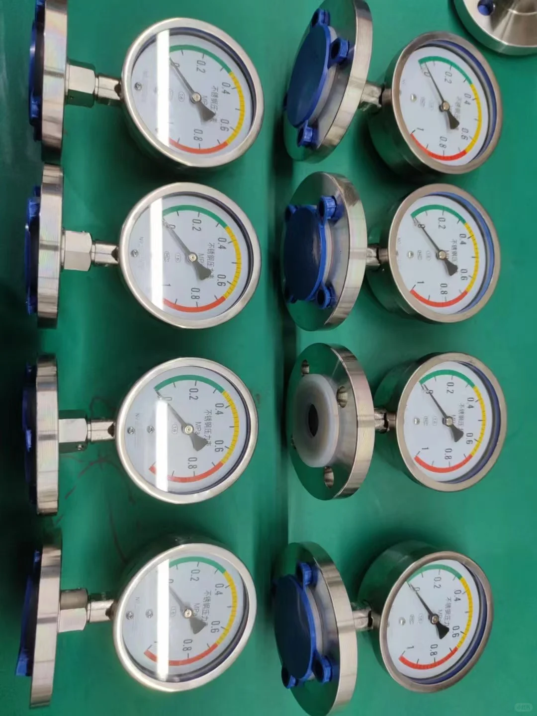 隔膜螺纹，隔膜法兰防腐压力表