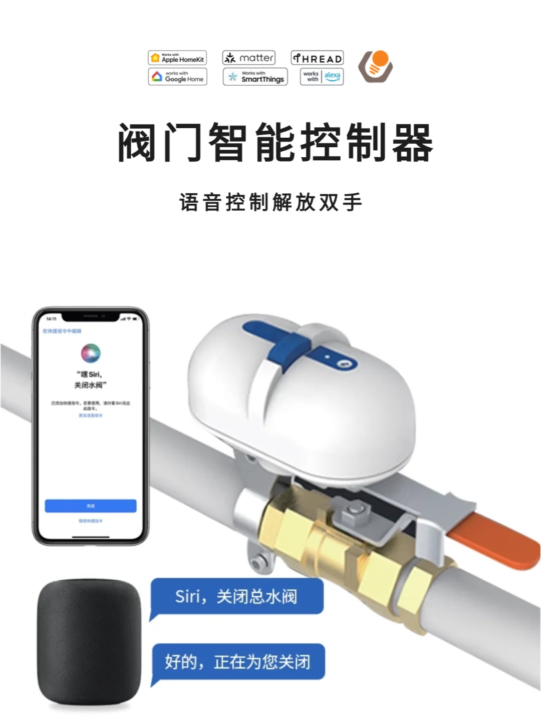 阀门智能丨漏水漏气自动关闭，你的安全助手