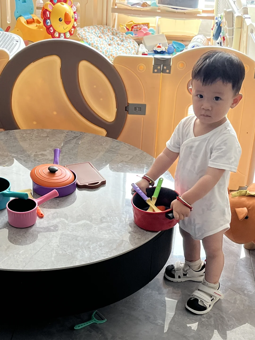 38圆的仿真锅太香啦！儿子“做饭”我追剧?