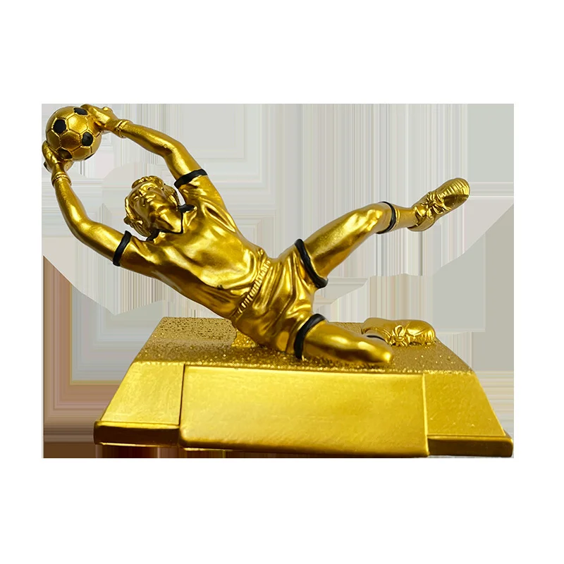 金手套奖杯足球守门员门将射手金球树脂奖杯
