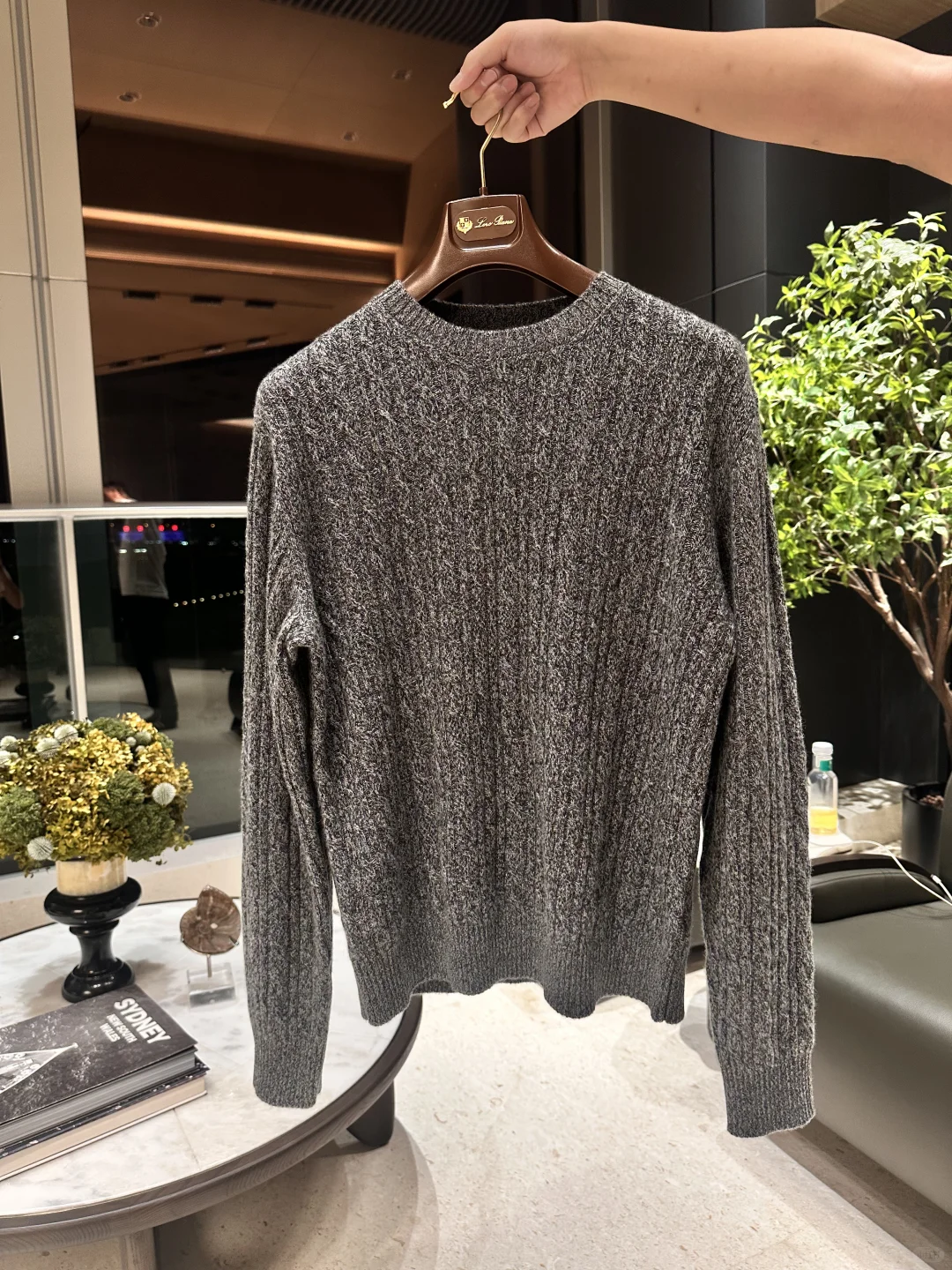 “骄傲作品”LP幽香色100%baby小山羊绒