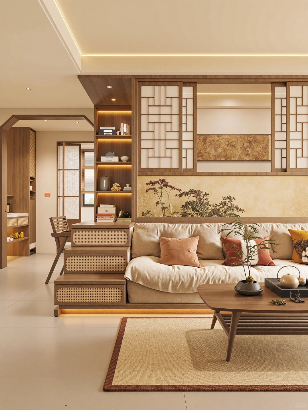 ?被业主狂夸的宋式新家!一房三用到极致