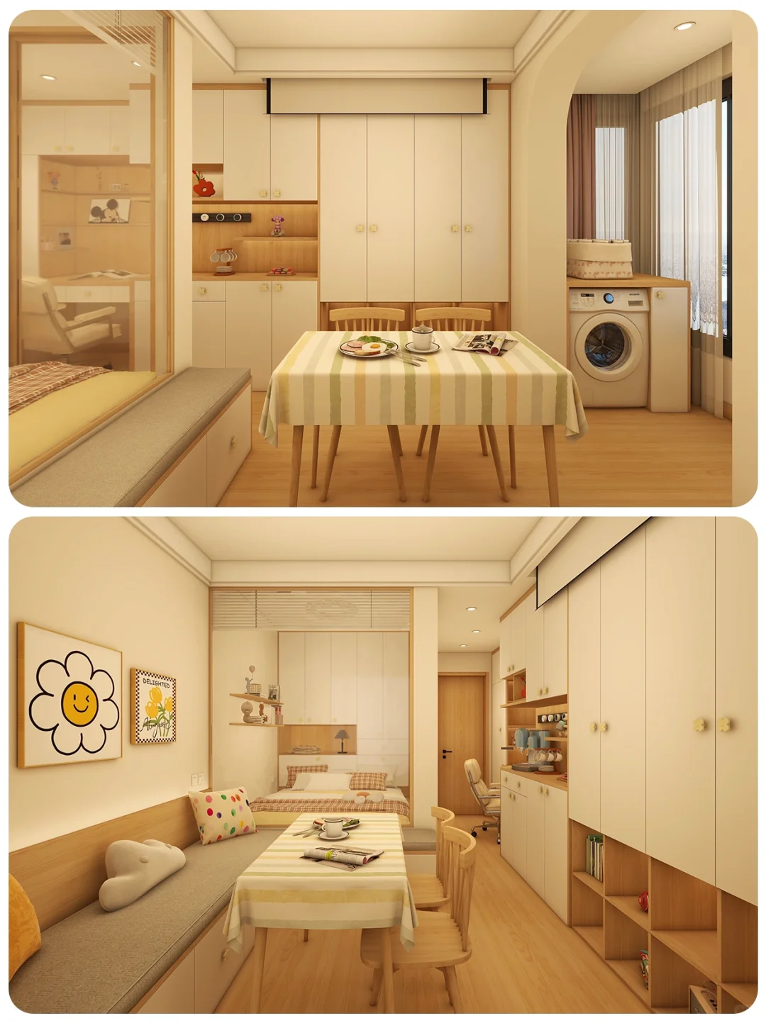 41m²?｜一房三用‼️原客厅改出✅主卧+✅客餐厅