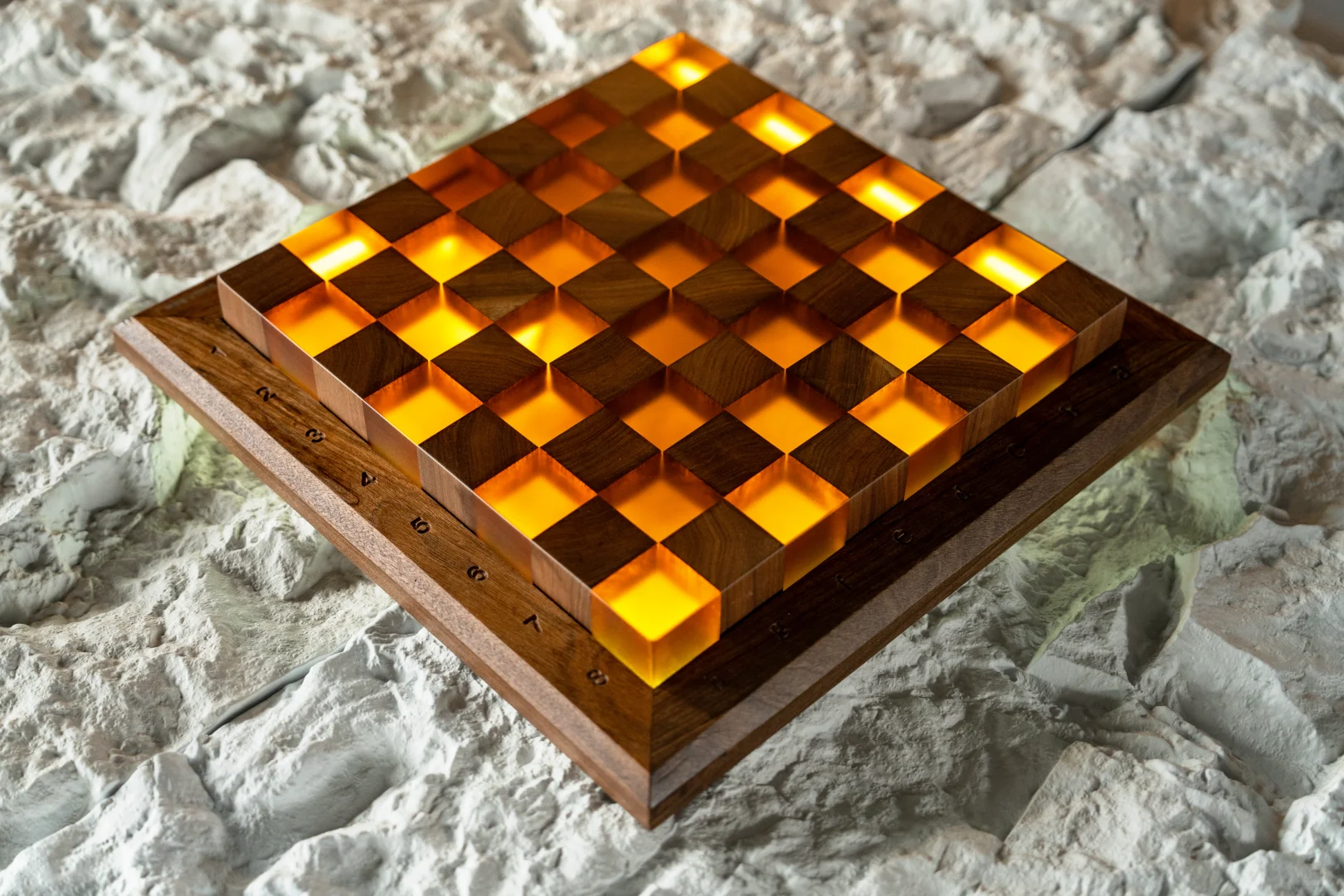 ▪️树脂｜手工定制树脂国际象棋棋盘