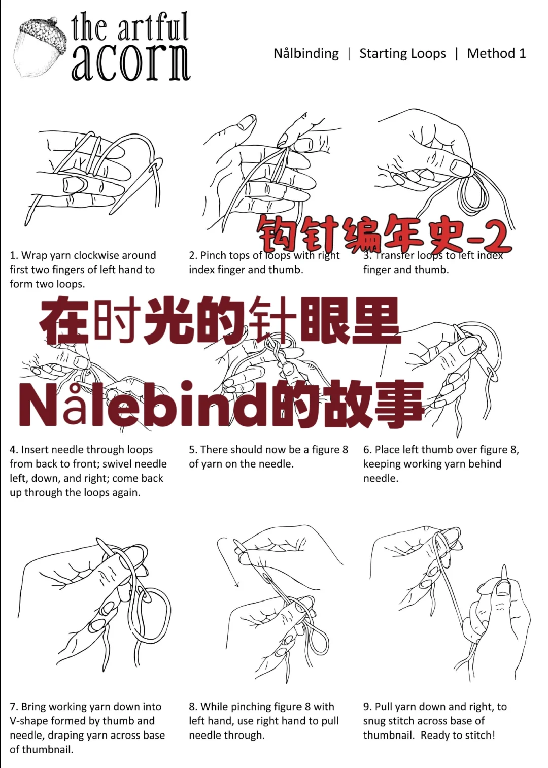 【原创】钩针编年史②Nålebinding 的故事