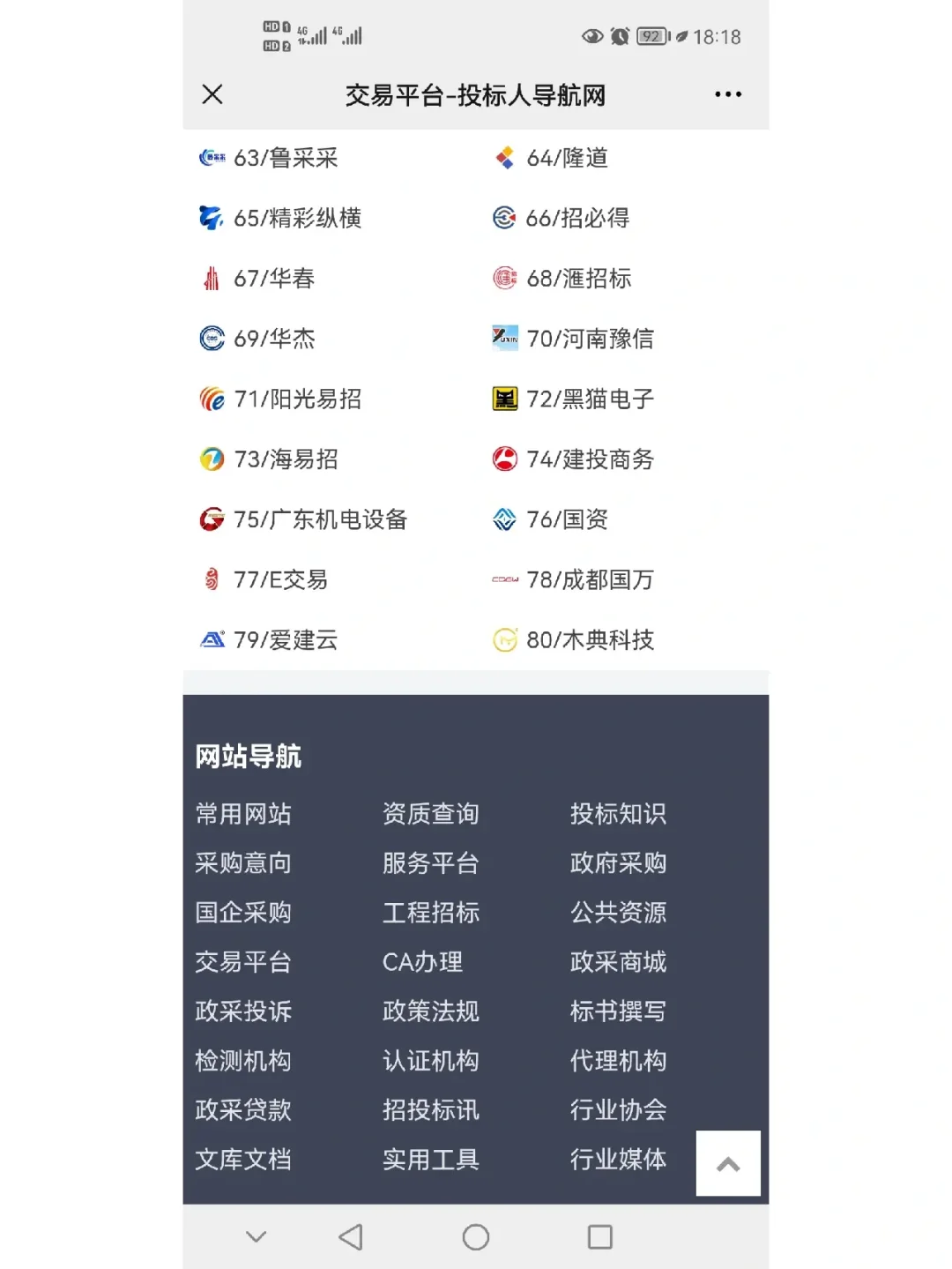 全国有多少家第三方电子招投标交易平台？