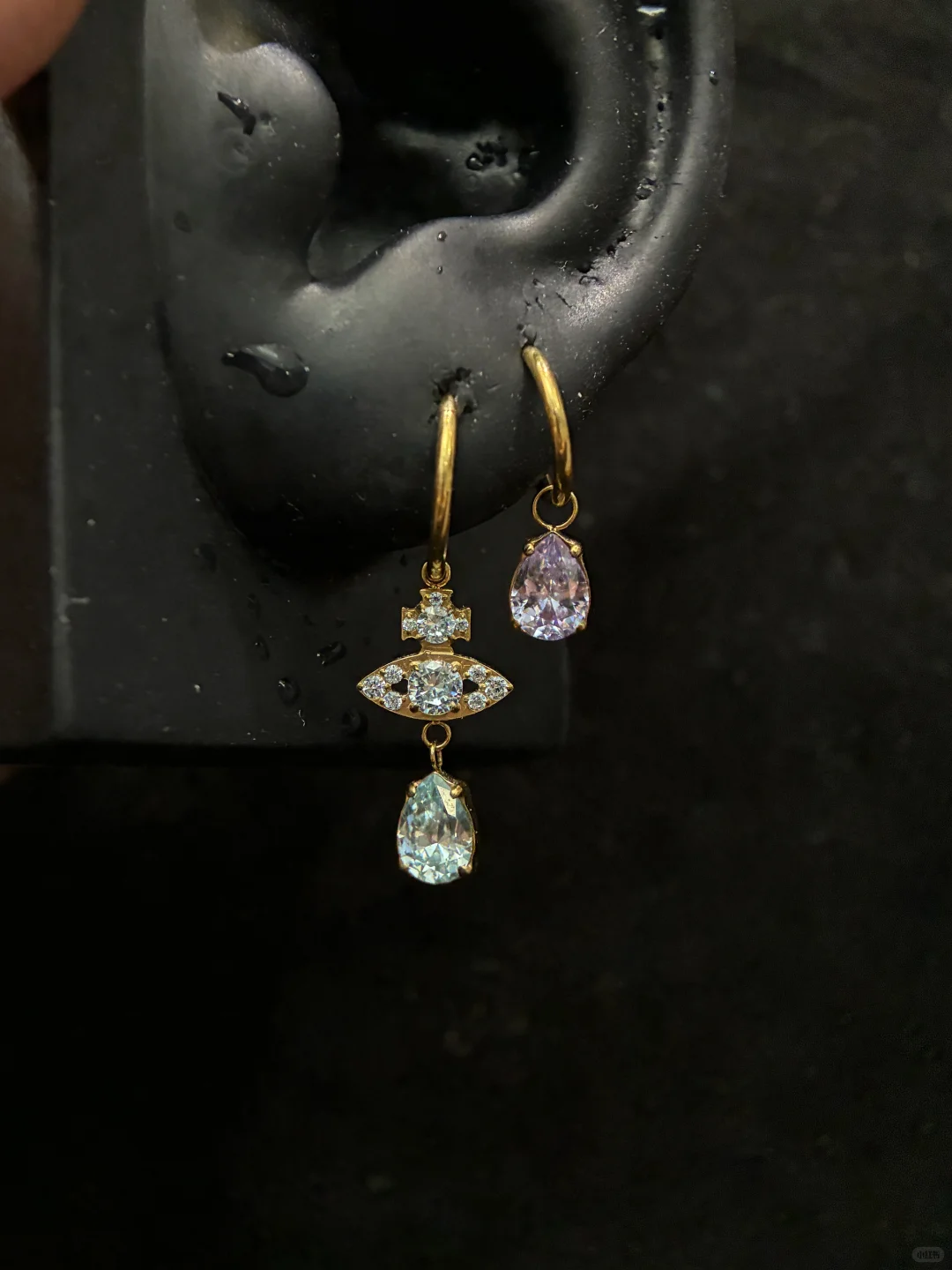 分享一下我的宝藏钛合金耳坠✨美鼠了～