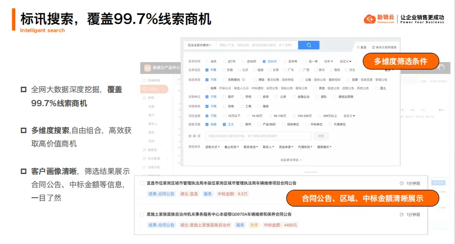 励销云招标数据介绍