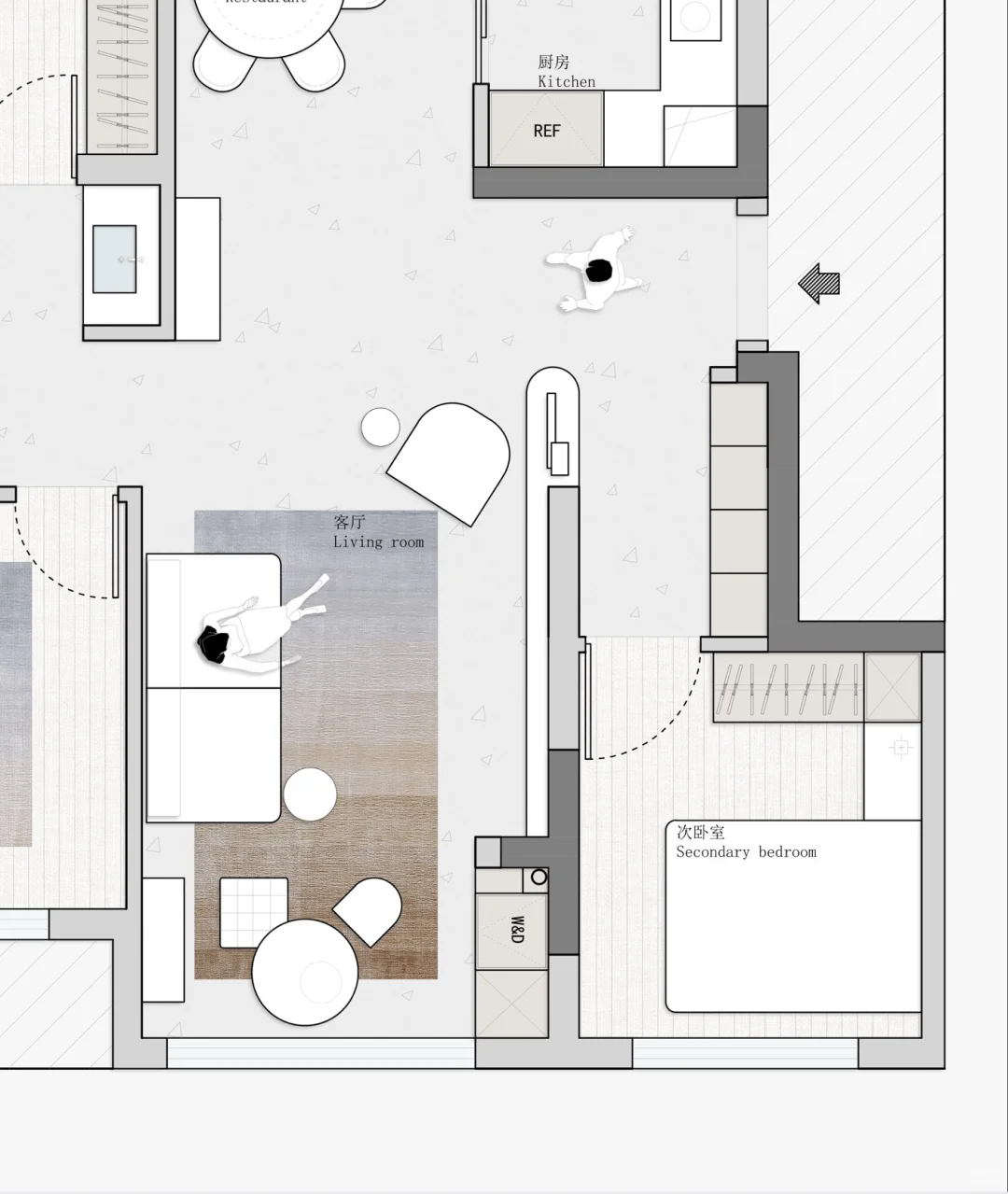 90㎡三房改造方案｜解锁小户型品质生活