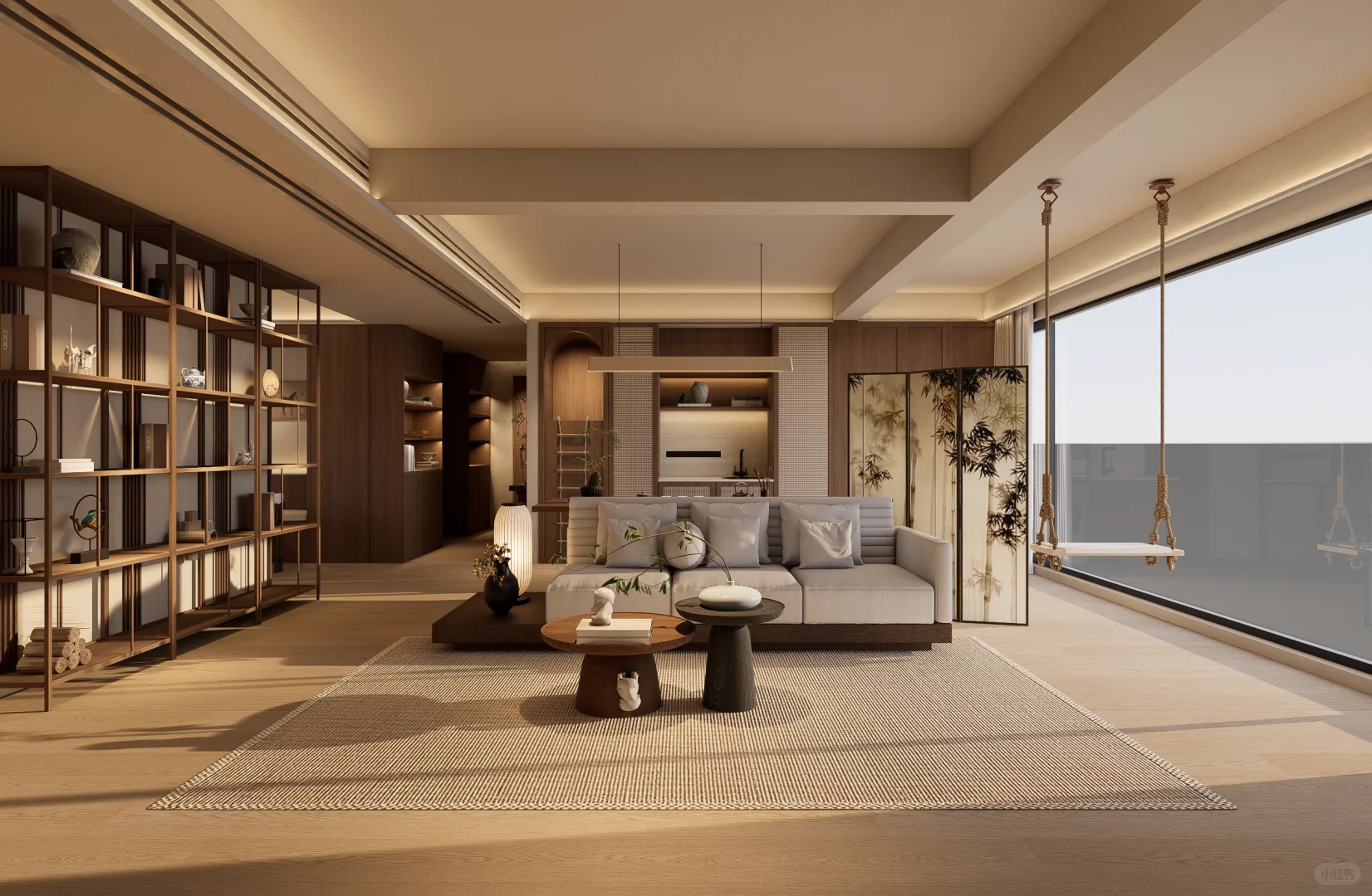 南昌｜精装房改头换面宋式风格之家